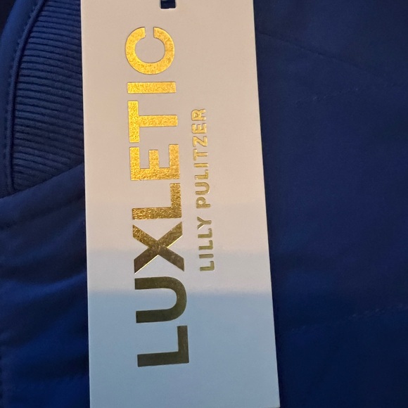 NWT! Lilly Pulitzer Kimberline Hybrid Vest in medium blue. - Picture 3 of 4